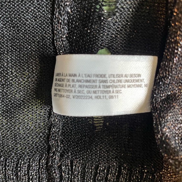 Gap, gorgeous fancy delicate sweater (cardigan), black, size XS, fits larger - Picture 4 of 6